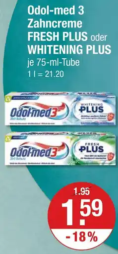 V Markt Odol-med 3 fresh plus Angebot