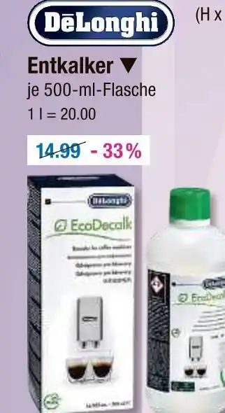 V Markt Delonghi entkalker Angebot