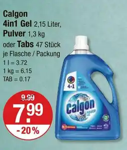 V Markt Calgon 4in1 gel Angebot