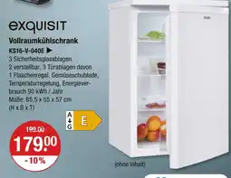 V Markt Exquisit vollraumkühlschrank ks16-v-040e Angebot