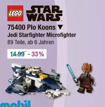 V Markt Lego star wars 75400 plo koons jedi starfighter microfighter Angebot