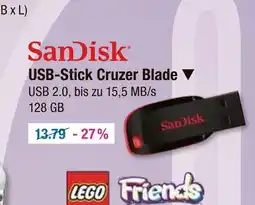 V Markt Sandisk usb-stick cruzer blade Angebot