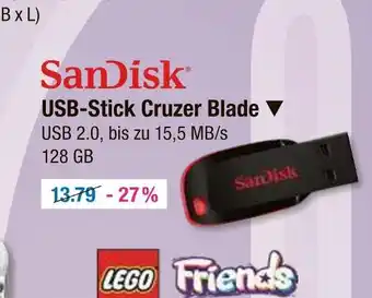 V Markt Sandisk usb-stick cruzer blade Angebot