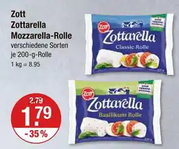 V Markt Zott zottarella classic rolle Angebot