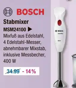 V Markt Bosch stabmixer msm24100 Angebot