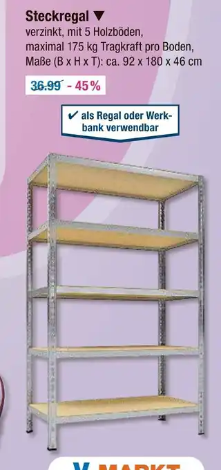 V Markt Steckregal Angebot