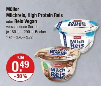 V Markt Müller milchreis Angebot