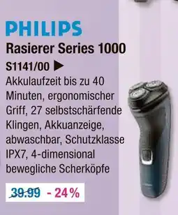 V Markt Philips rasierer series 1000 Angebot