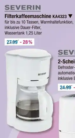 V Markt Severin filterkaffeemaschine ka4323 Angebot