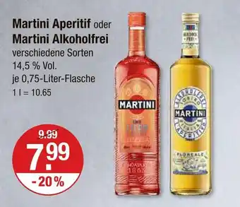 V Markt Martini martini aperitif Angebot