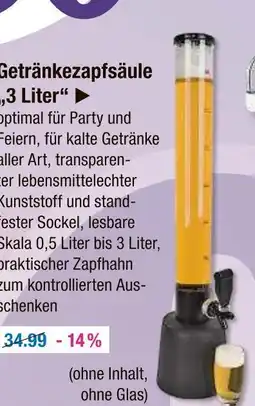 V Markt Getränkezapfsäule '3 liter' Angebot
