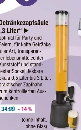 V Markt Getränkezapfsäule '3 liter' Angebot