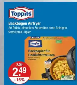 V Markt Toppits backbögen airfryer Angebot