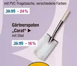 V Markt Gärtnerspaten 'carat' Angebot