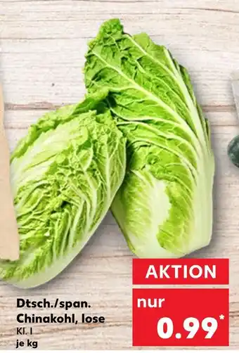 Kaufland Dtsch./span. chinakohl Angebot