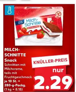 Kaufland Milch-schnitte snack Angebot