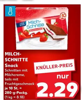 Kaufland Milch-schnitte snack Angebot