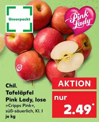 Kaufland Pink lady chil. tafeläpfel pink lady, lose Angebot
