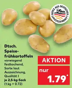 Kaufland Dtsch. speisefrühkartoffeln Angebot