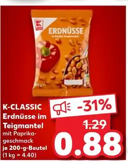 Kaufland K-classic erdnüsse im teigmantel mit paprikageschmack Angebot