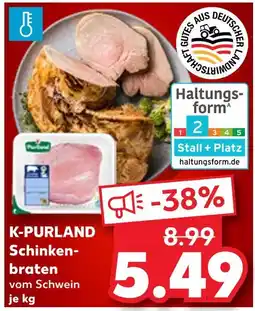 Kaufland K-purland schinkenbraten vom schwein Angebot