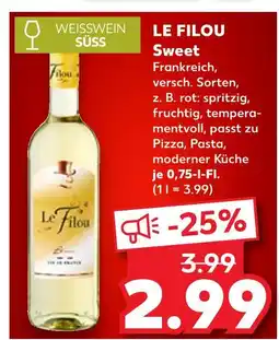 Kaufland Le filou sweet Angebot