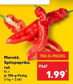 Kaufland Marokk. spitzpaprika, rot Angebot