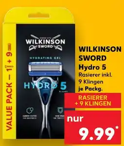 Kaufland Wilkinson sword hydro 5 rasierer inkl. 9 klingen Angebot