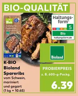 Kaufland Bioland k-bio bioland spareribs Angebot