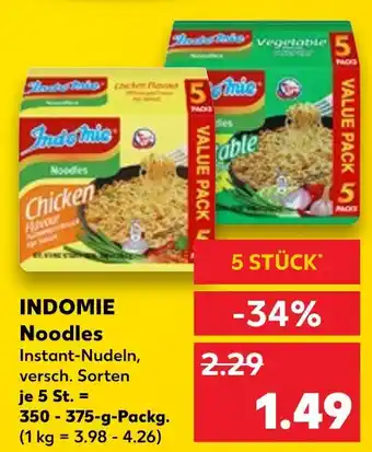 Kaufland Indomie noodles chicken flavour Angebot