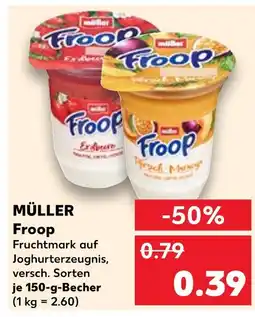 Kaufland Müller froop erdbeere Angebot