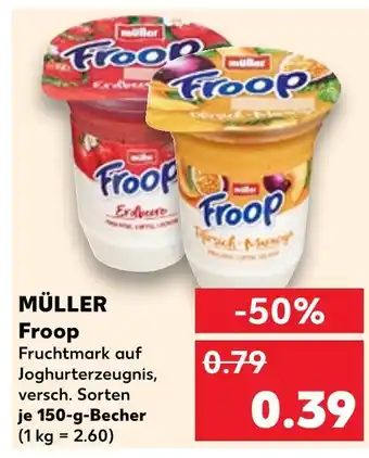 Kaufland Müller froop erdbeere Angebot