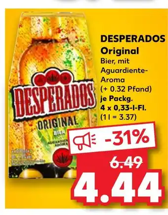 Kaufland Desperados original bier Angebot