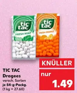 Kaufland Tic tac fresh mint dragees Angebot