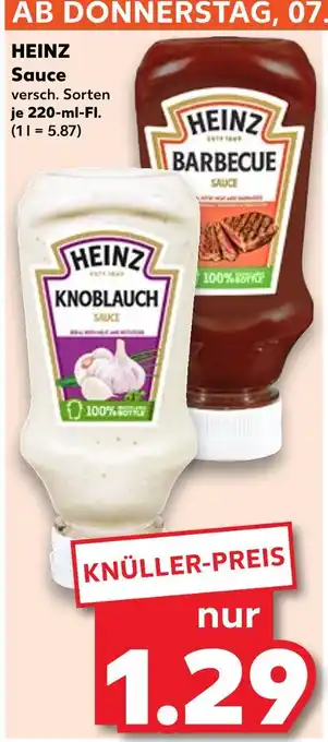 Kaufland Heinz knoblauch sauce Angebot