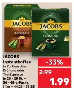 Kaufland Jacobs instantkaffee krönung Angebot