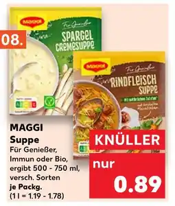 Kaufland Maggi spargel cremesuppe Angebot