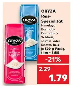 Kaufland Oryza himalaya basmati-reis Angebot