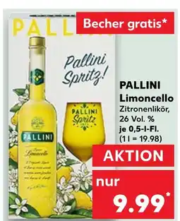 Kaufland Pallini limoncello zitronenlikör Angebot