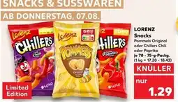 Kaufland Lorenz pommes original Angebot