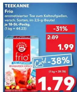 Kaufland Teekanne frio aromatisierter tee Angebot