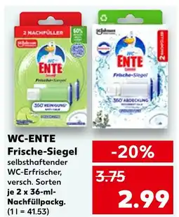 Kaufland Wc-ente frische-siegel 360° reinigung Angebot