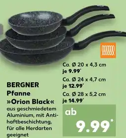 Kaufland Bergner pfanne orion black Angebot