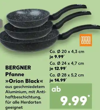 Kaufland Bergner pfanne orion black Angebot