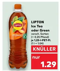 Kaufland Lipton ice tea pfirsich Angebot