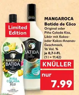 Kaufland Mangaroca batida de coco original Angebot