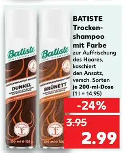 Kaufland Batiste trockenshampoo mit farbe dunkel Angebot