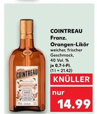 Kaufland Cointreau franz. orangen-likör Angebot