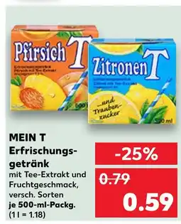 Kaufland Pfirsich t erfrischungsgetränk Angebot