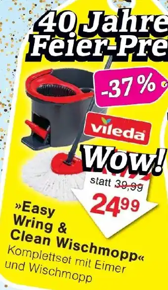 Wiglo Wunderland Vileda Easy Wring & Clean Wischmopp Angebot